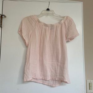 Micheal Stars- pink off the shoulder top